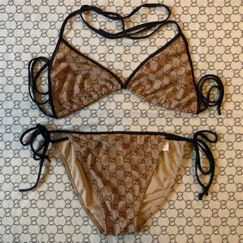 gucci print bikini top|Gucci bikini etsy.